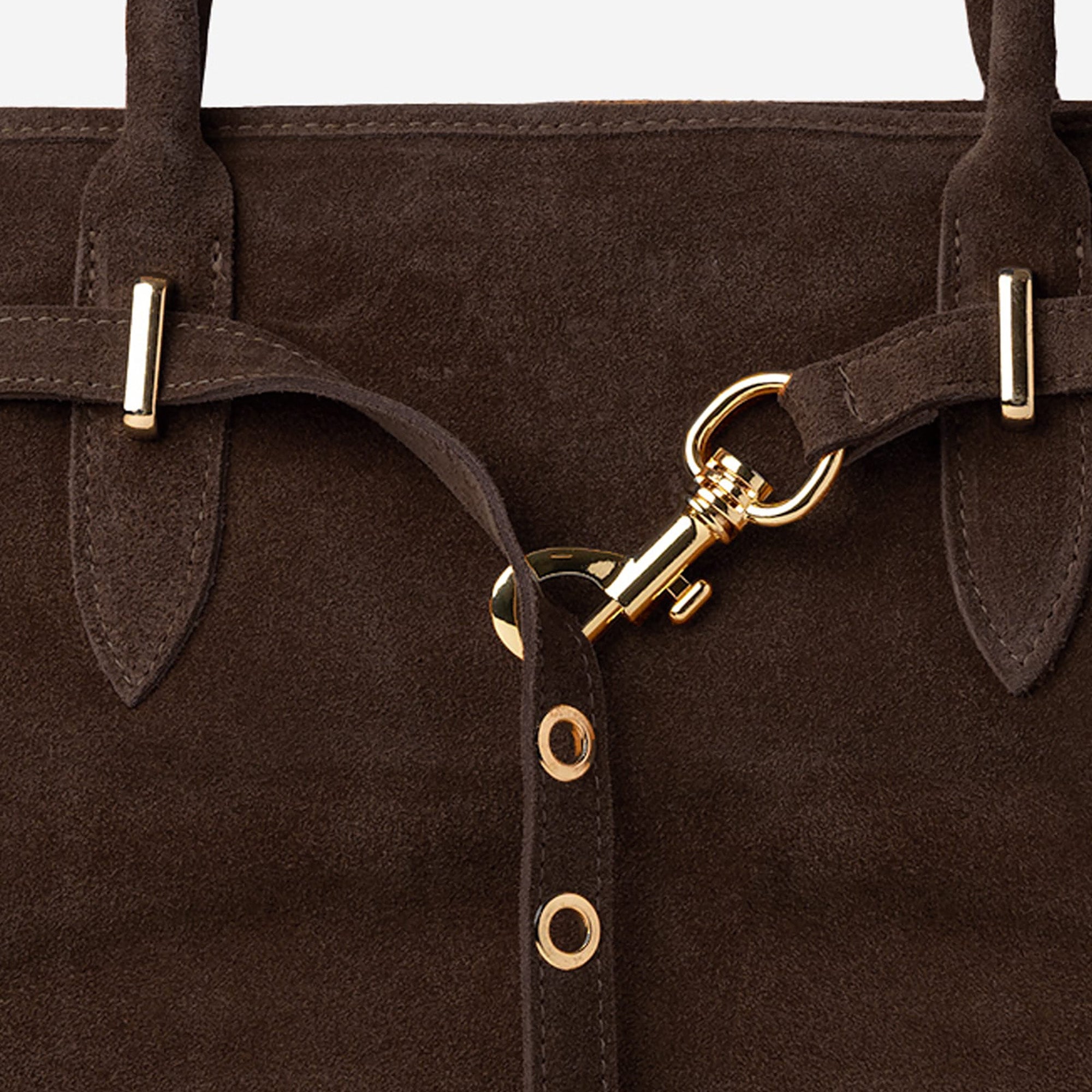 Borsa MIA Pelle Suede Testa di Moro