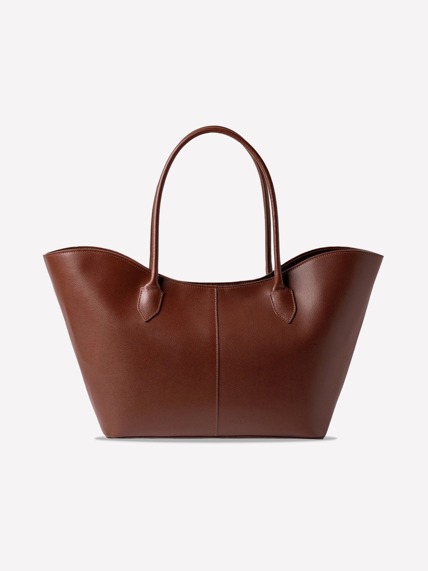 LOREN MAXI PELLE SAFFIANO COGNAC