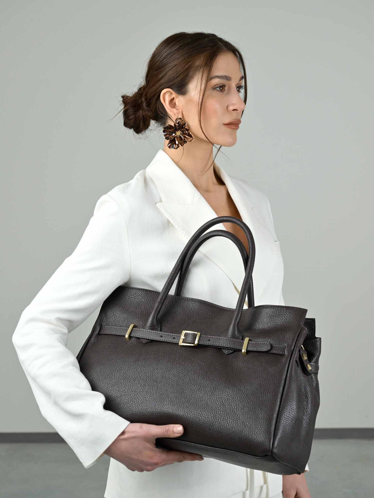 BELLUCCI Leather Dark Mocha