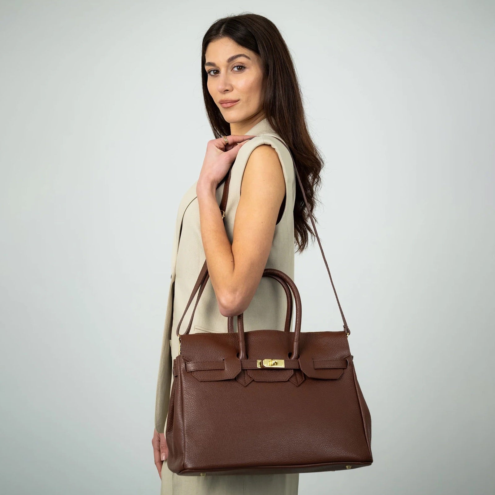 SOFT BIRKIMAD 40 Pelle Cioccolato