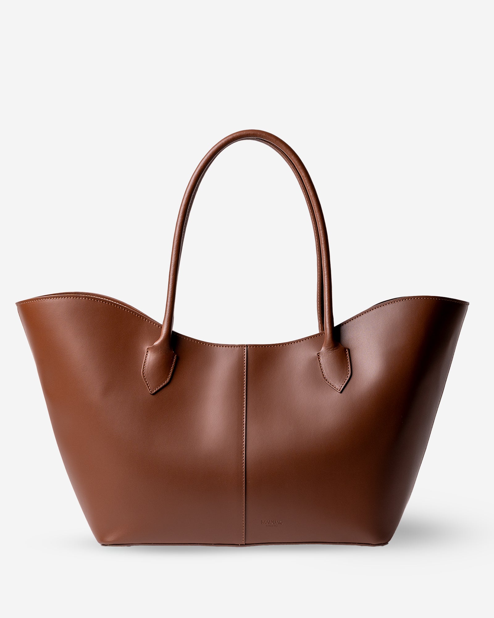 LOREN MAXI PELLE CALFSKIN COGNAC