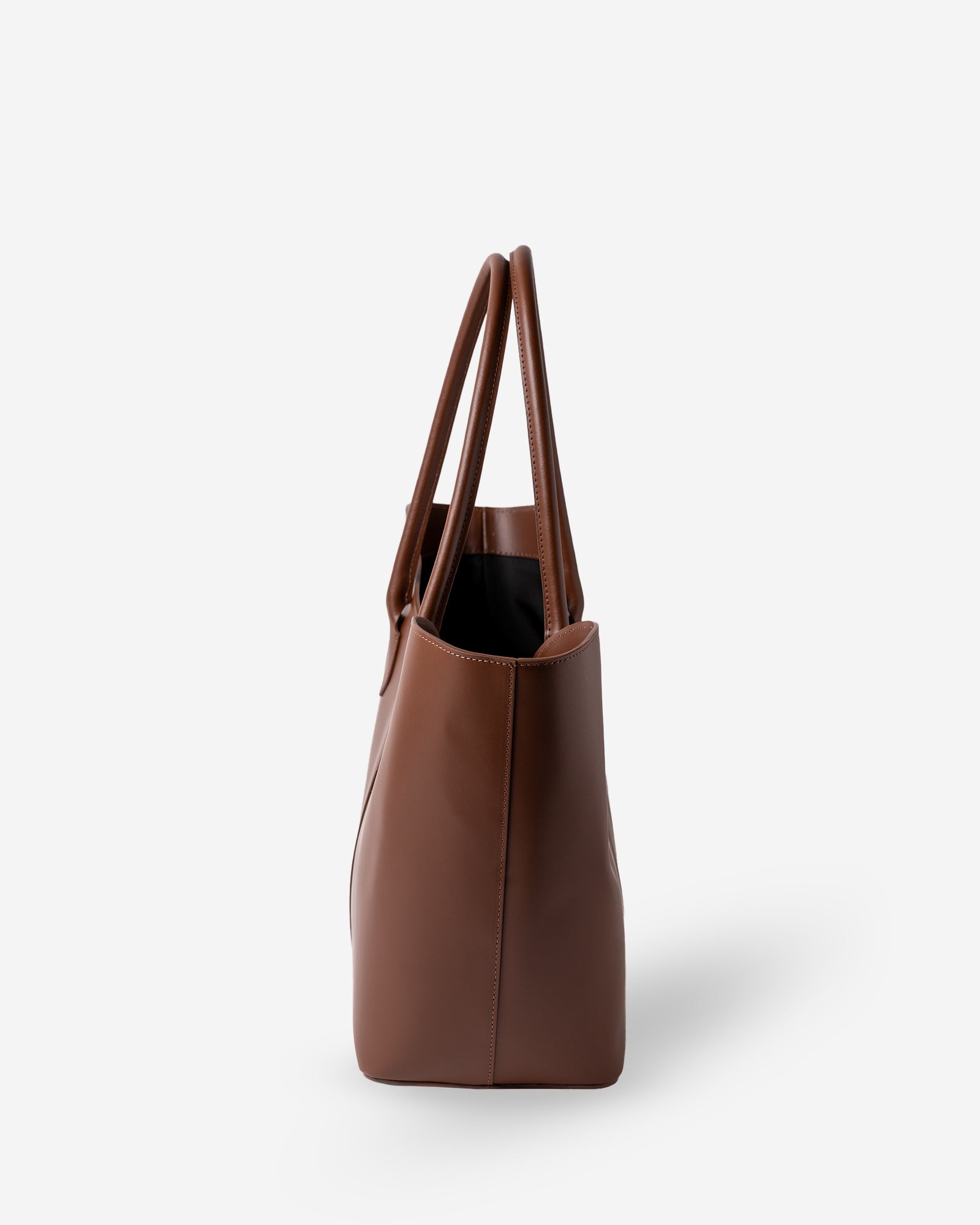 LOREN MAXI PELLE CALFSKIN COGNAC