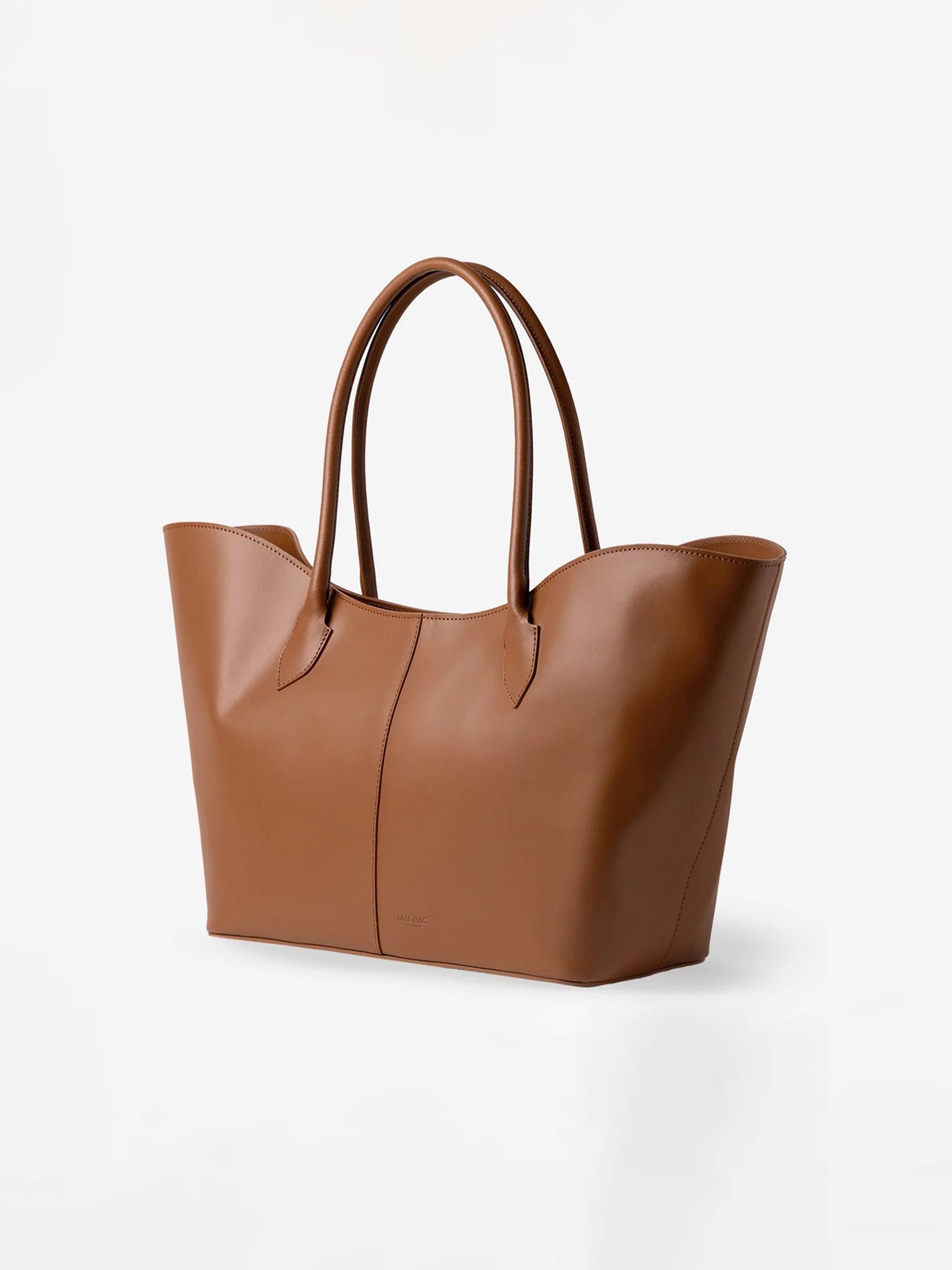 LOREN MAXI PELLE CALFSKIN CAMEL