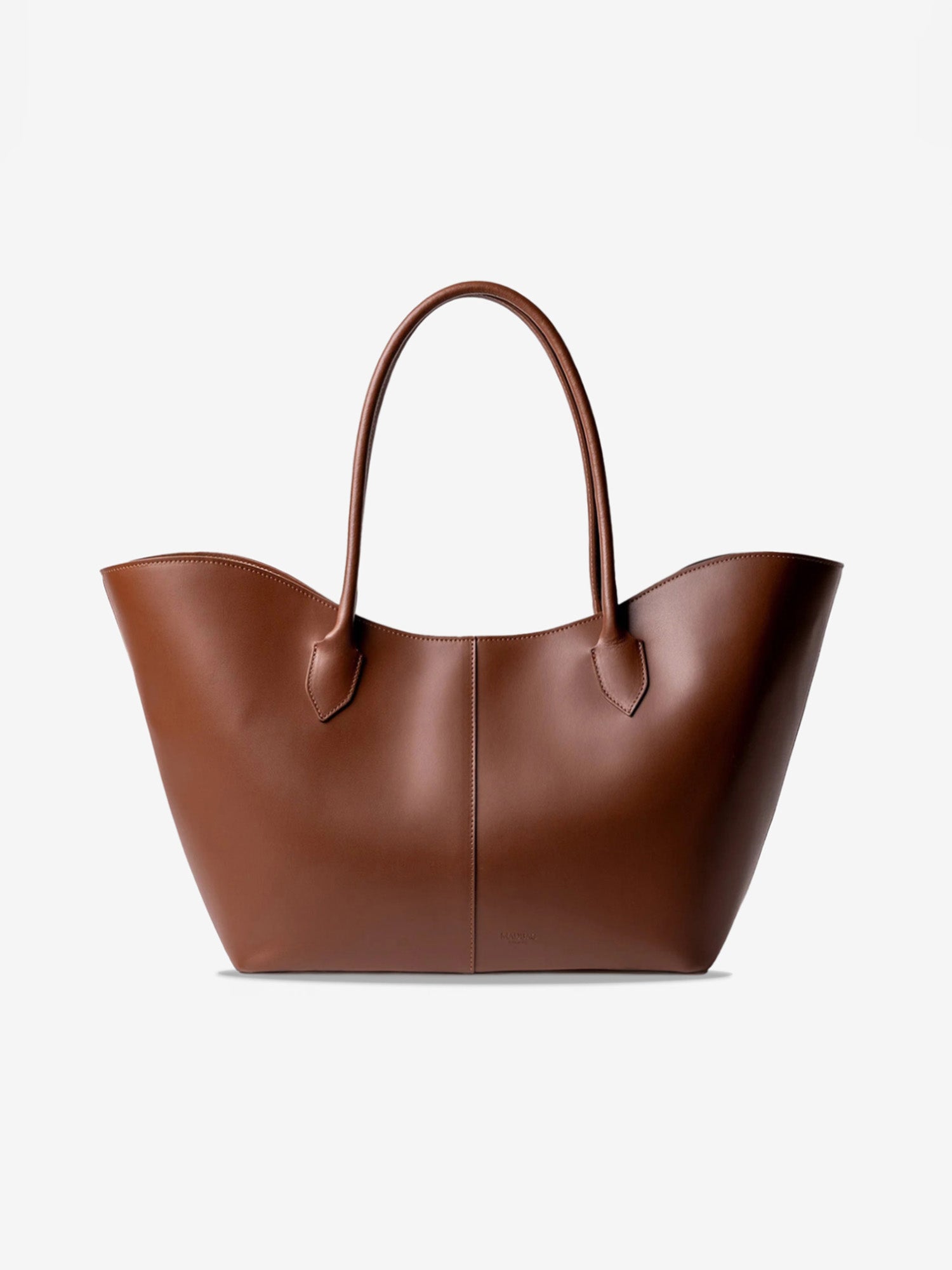 LOREN MAXI PELLE CALFSKIN COGNAC