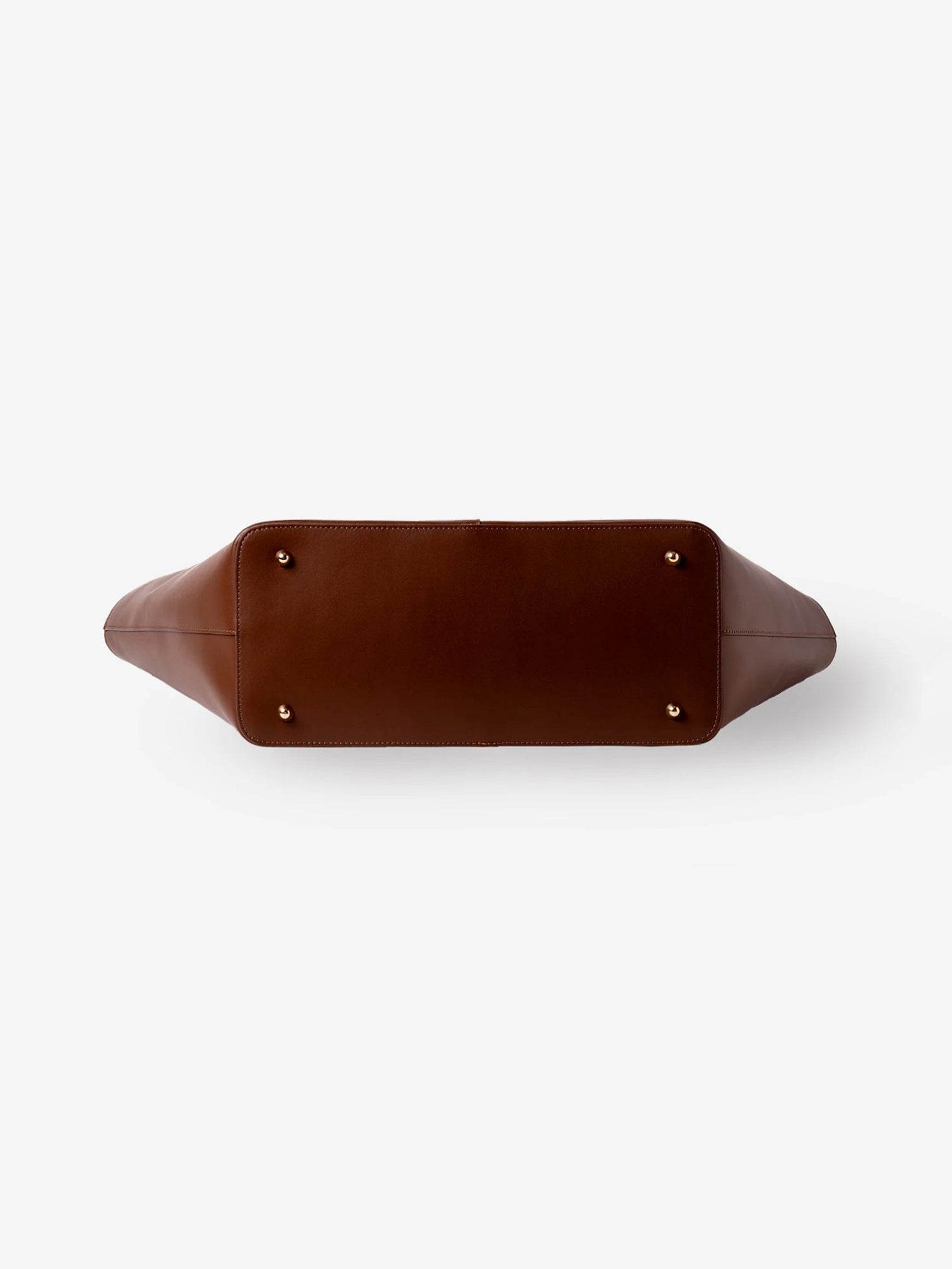 LOREN MAXI PELLE CALFSKIN COGNAC