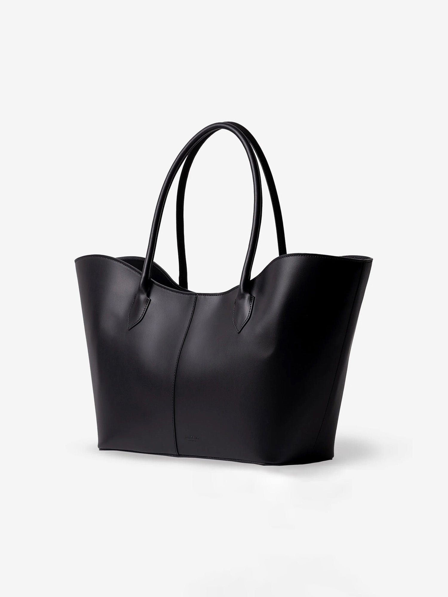 LOREN MAXI PELLE CALFSKIN JET BLACK