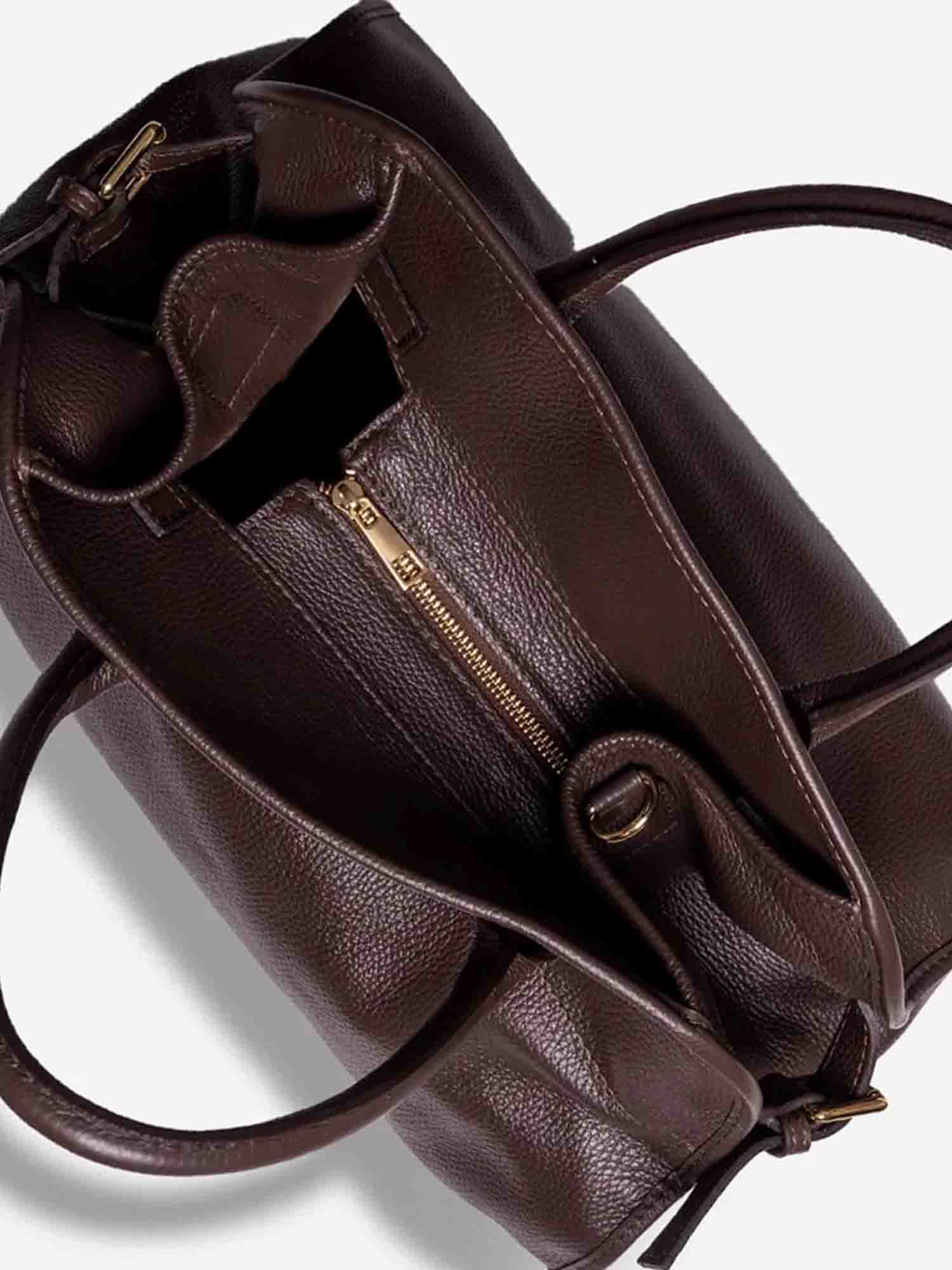 MADAME 43 EXTRA MAXI Pelle Moka