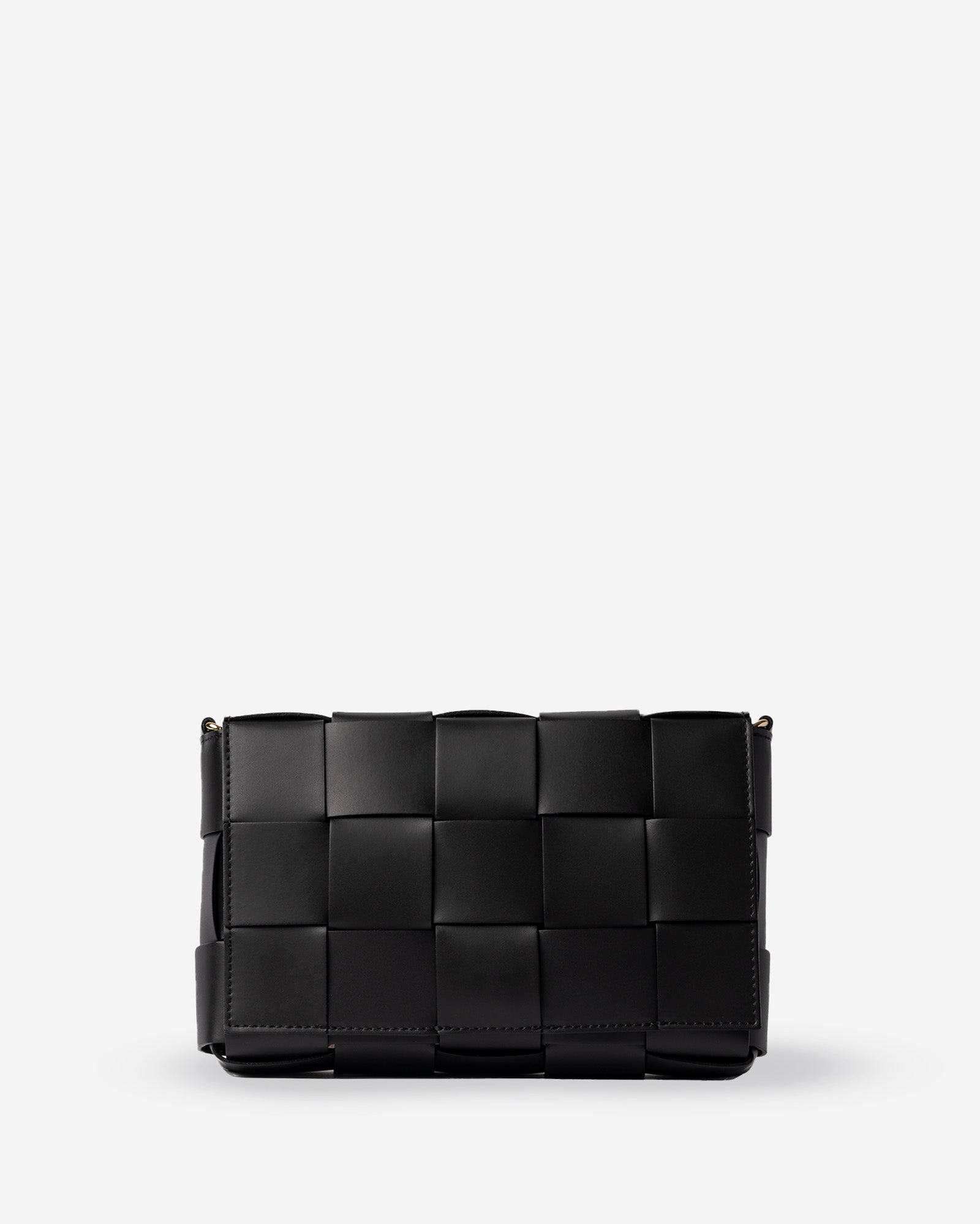 MINA Black Nappa Leather